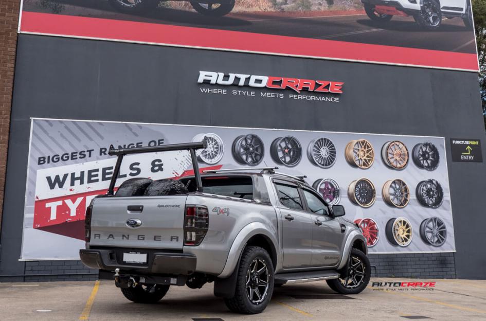 FORD RANGER GD06 GLOSS BLACK MILLED